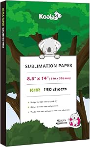 Koala Sublimation Paper 150 Sheets 8.5x14 Inches 100gsm For Inkjet Printer