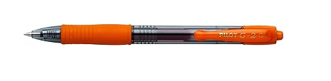 Pilot G2 Druck-Gelschreiber 5er-Set schwarz, blau, rot, grün, orange