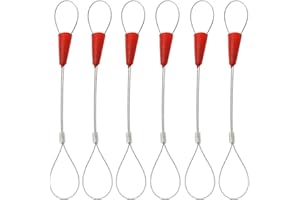 RLECS 6pcs Wire Traction Fish Tape Fastener Tool - Portable Cable Puller for Electrical Fish Tape, Wire Grips