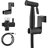 Purrfectzone Black Bidet Sprayer for Toilet, Handheld Bidet Sprayer Kit, Easy-to-Install Toilet Bidet Sprayer Set, Hand Held 
