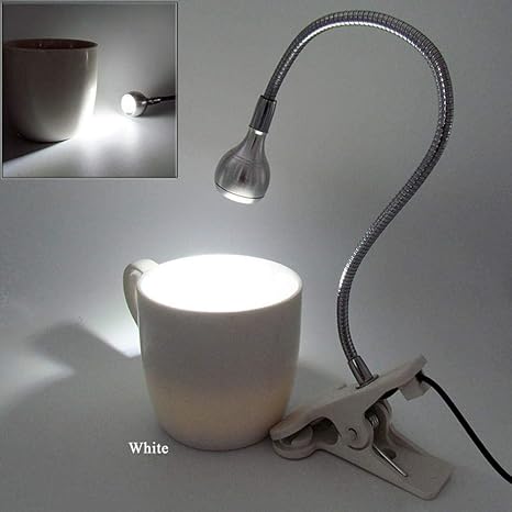 Clip On Reading Light Usb Rechargeable Lamp For Books