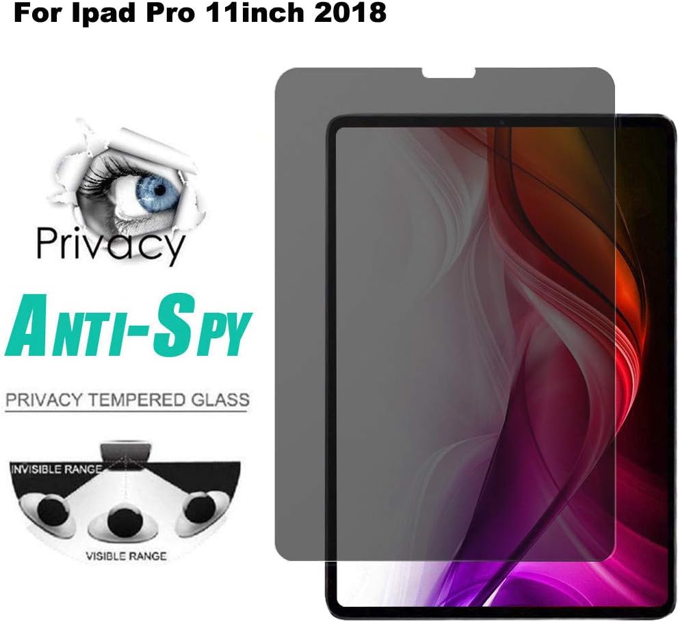 Mikkar Privacy Anti-Spy HD PET Film Screen Protector for Ipad Pro 11 inch 2018