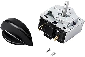 General Chargers Timer Replacement Includes Mechanical Knob Screws Strong Steel for Multiple Devices Steel Chargers Switches