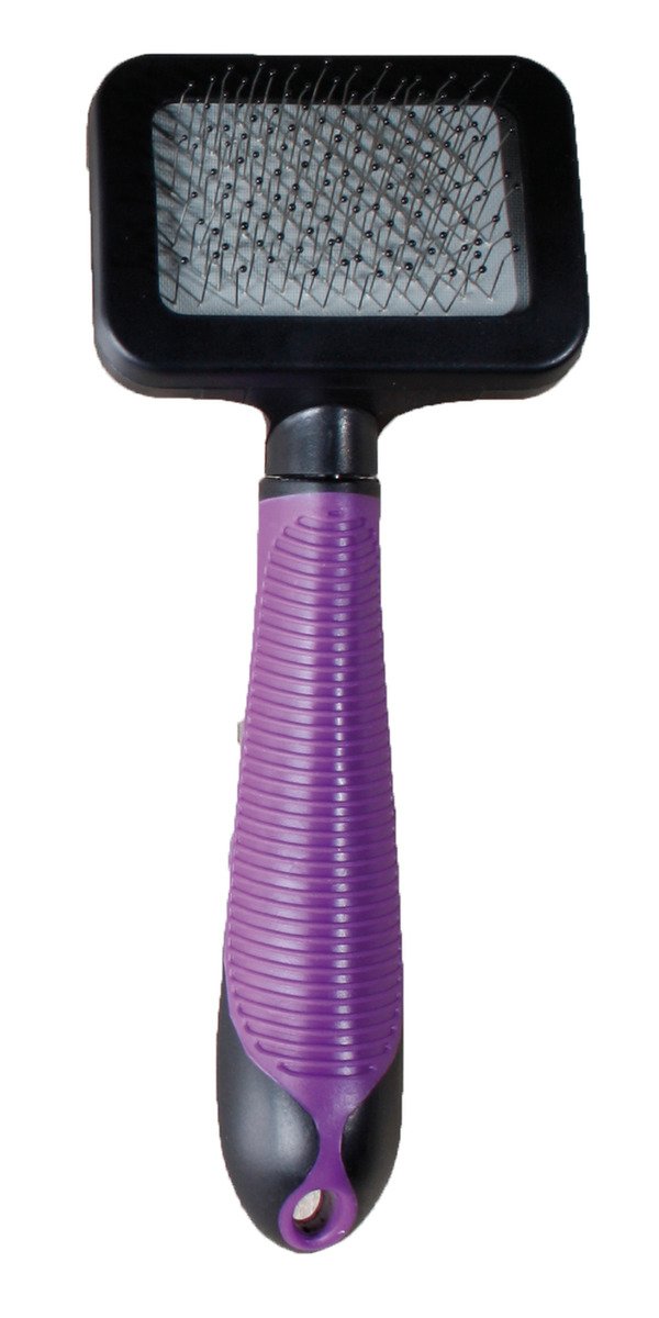 Karlie Universal Brush with Handle for Cats, 75 x 70 x 40 cm, Small, Purple/Black