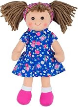 Bigjigs Toys Hollie Doll SMALL Ragdoll Cuddly Toy 25cm Blue Dress