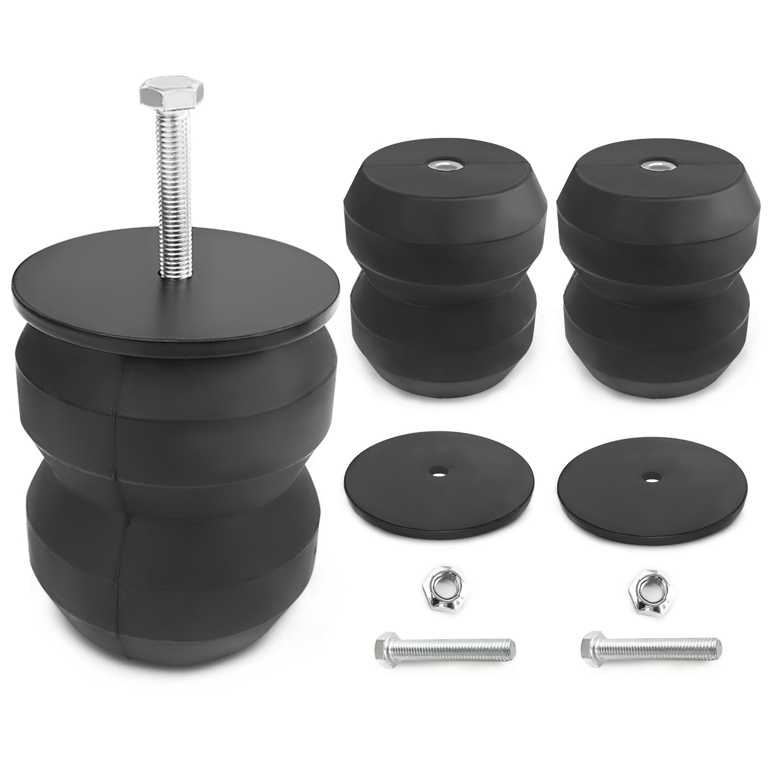 Photo 1 of KEIYSHOLCK Rear Rubber Bushing Suspension Kit Compatible with 1999-2021 Chevy Silverado 1500; 1999-2021 GMC Sierra 1500 OEM Number Replace GMRCK15S