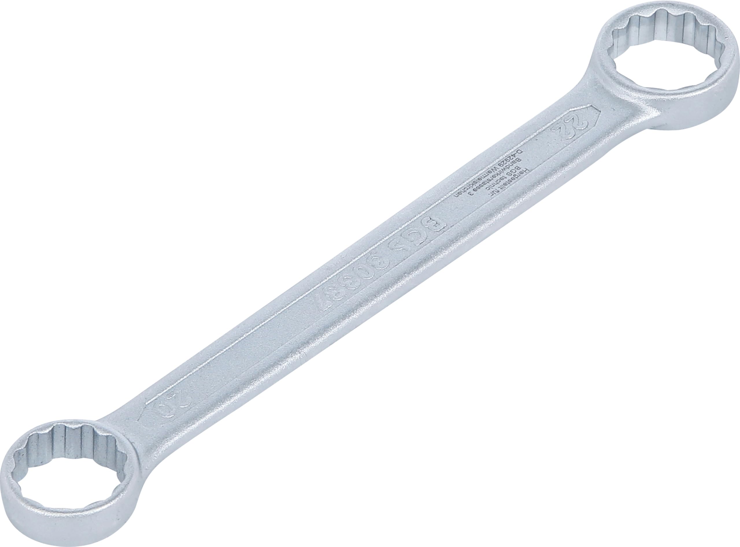 BGS 30337 | Double Ring Spanner | extra flat | 20 x 22 mm