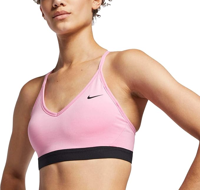 Amazon ナイキ レディース インディヘザー スポーツブラ フィットネス トレーニング スポーツブラ 通販