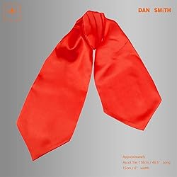 Dan Smith Red Cravat Neckerchief For Wedding Red