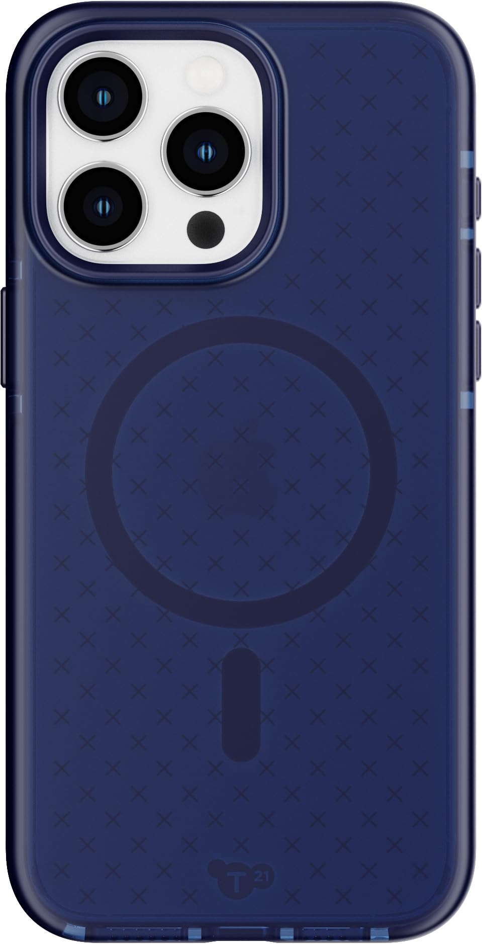 tech21 Evo Check case for iPhone 15 Pro Max - Compatible with MagSafe - Impact Protection Case - Midnight Blue — image 1