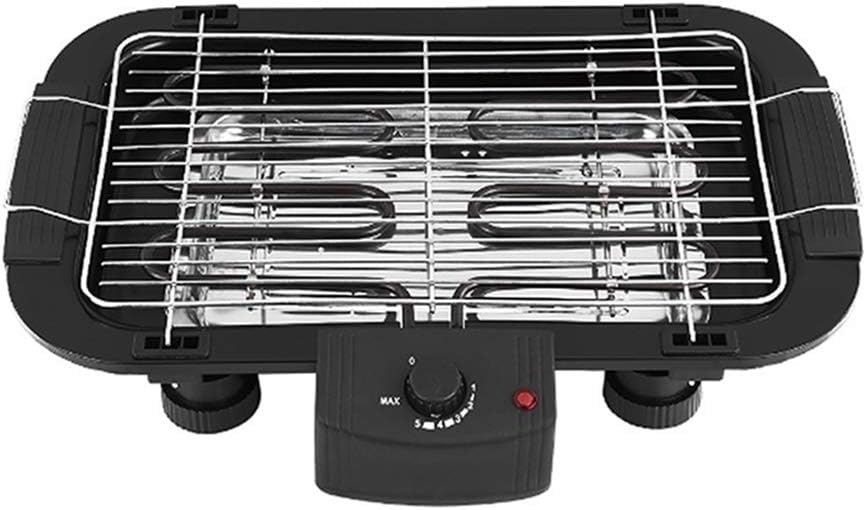 review HOOH Outdoor portable smokeless barbecue grill electric barbecue grill 5 temperature mode household barbecue grill