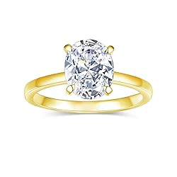 AONED Engagement Rings For Women Diamond Fake