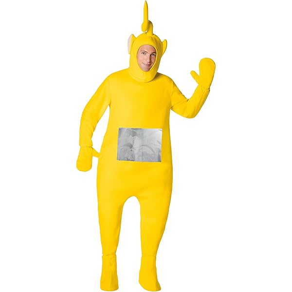 Costume Ufficiale Teletubbies Po Per Adulti - Tuta Intera Con Tasca E Testa, Ideale Per Carnevale E Halloween - Foto 2