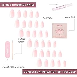 Glamnetic Press On Nails - MaDamn | French Tip