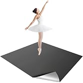 Gsmmatwin Portable Marley Floor, Dance Mat, 1.5 mm Thick Vinyl Dance Floor, Non-Slip Practice Mat for Ballet, Jazz, Home &amp; Studio