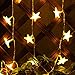Kohree Star Fairy Lights Battery Operated Star String Lights 30 Led Lights, Warm White