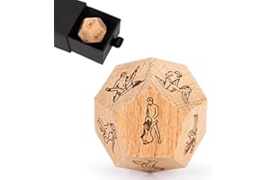 Cessfle Funny Date Night Food Dice Gifts for Couples, Valentines Day Gifts for Him Her 12 Sides Food Decision Dinner Dice Novelty Dice Gifts