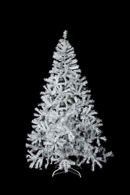 Albero Di Natale Amazon.Feeric Christmas Albero Di Natale Artificiale Bianco Altezza 1 80 M 650 Rami Base In Metallo Ottima Qualita Amazon It Casa E Cucina