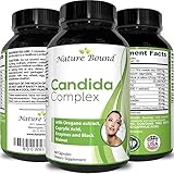 Nature Bound Pure Candida Cleanse with Caprylic Acid & Oregano Extract, Support Internal Wellness, Protease and Cellulase Enzymes Supplement â€“ USA Made