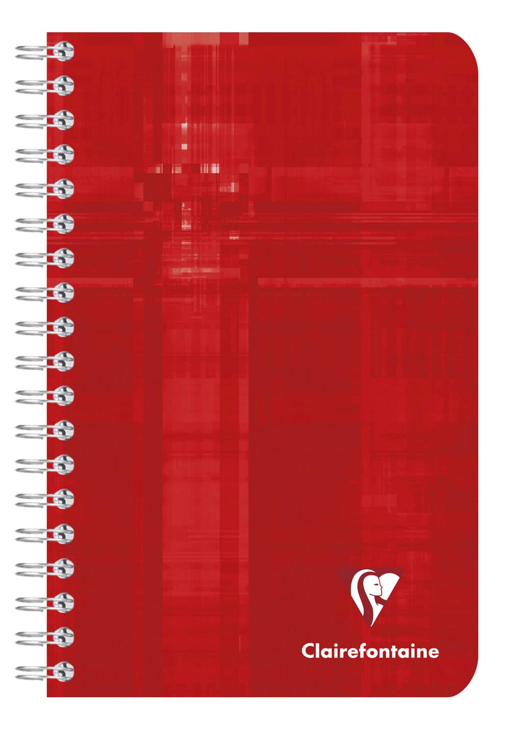 Clairefontaine 68600C - Set of 5 Spiral Notebooks - Dimensions: 11 x 17 cm - 180 Plain White Pages - 90 g Paper - Laminated Card Cover - Random Colours