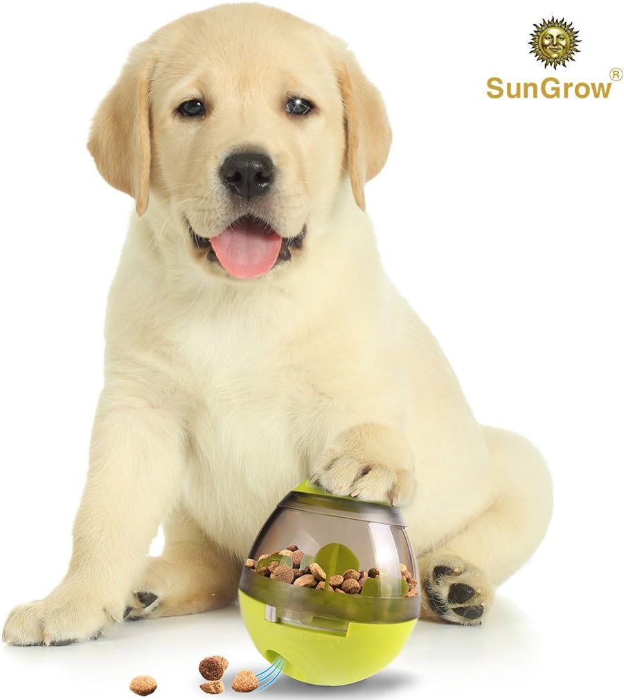 SunGrow Puppy, Small Dog Breeds, and Pocket Pet Treat Ball, Ends Naughty Chewing and Bloat, Encourages Exercise - Image 3