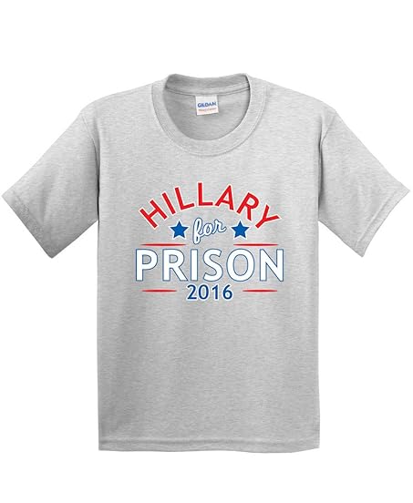 Amazon.com: Hillary For Prison 2016 T-Shirt: Clothing