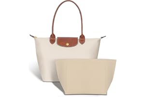 FASTFAIRY Tote Bag for Women: With Purse Organizer Insert - Foldable Nylon laptop Bag - Capacity for Travel Work commute