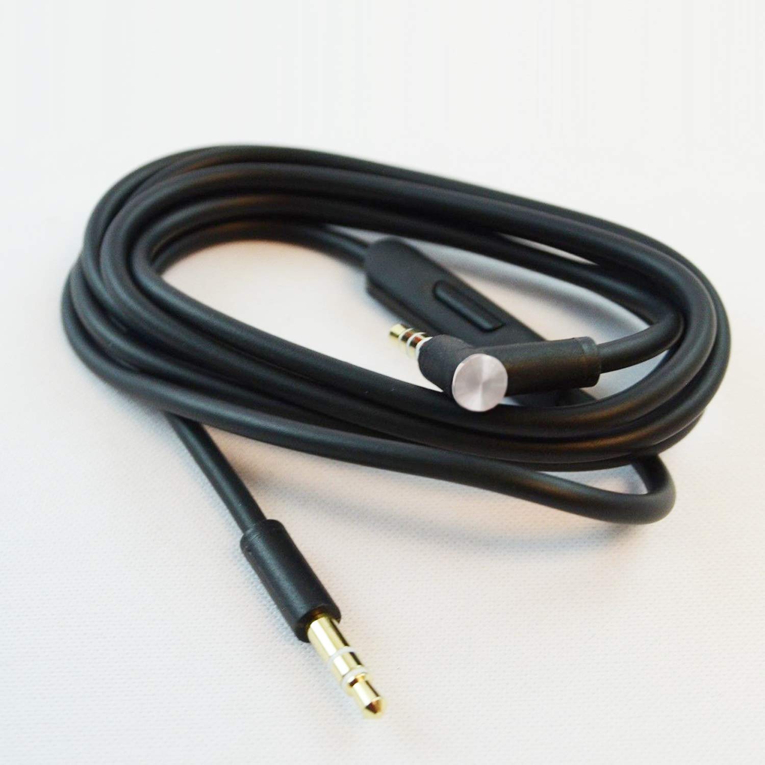 Replacement Audio Cable Cord Wire with in-line Microphone and Control Compatible with Beats by Dr Dre Headphones Solo, Studio, Pro, Detox, Wireless, Mixr, Executive, Pill (Black): Industrial & Scientific