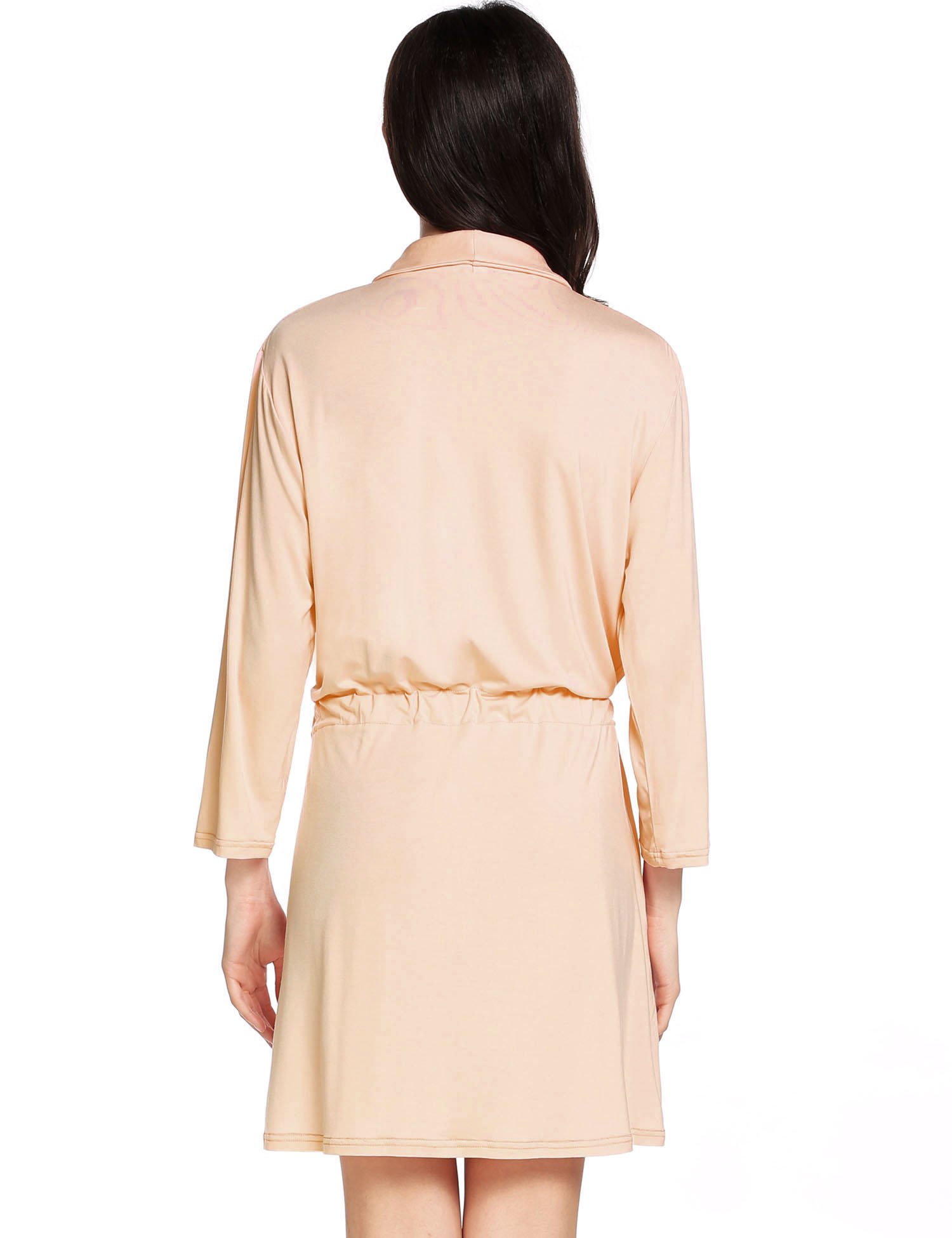 L\'amore Womens Robe Soft Kimono Robes Cotton Bathrobe Sleepwear Loungewear Short