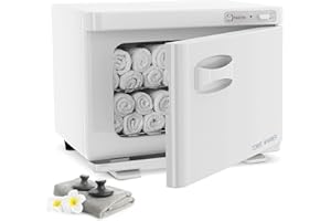 Pantin 18L Premium One Compartment Towel Warmer for Hair Salon, Beauty SPA, Restaurant & Home. Heated Towel Warmer: Large Electric Hot Towel Cabinet for Salons, Spas - The Best Spa Equipment 110V 180W