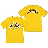 FISLL Men's NBA Team Color, Name and Logo Premium Short Sleeve T-Shirt