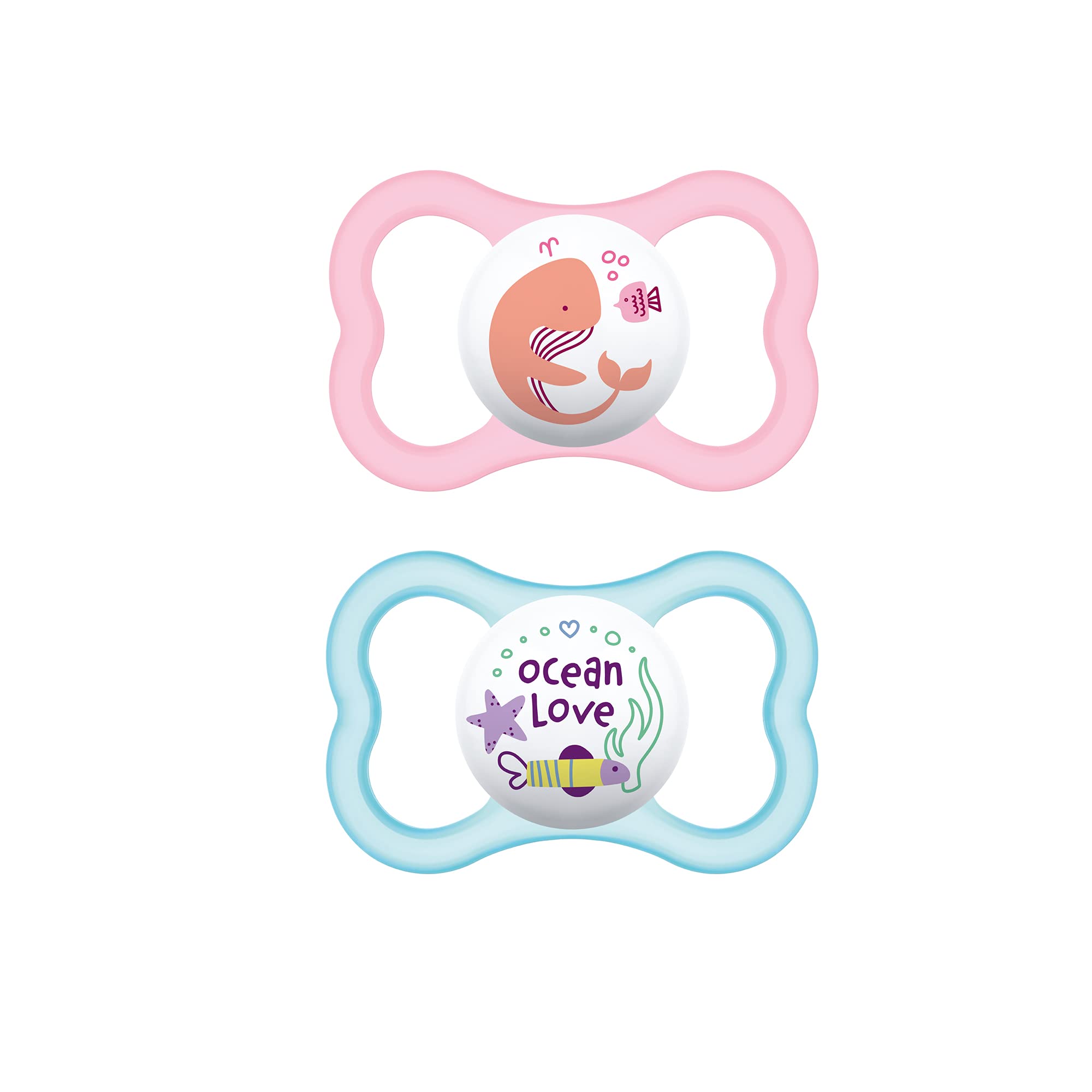 Photo 1 of MAM Air Matte Pacifiers for Sensitive Skin, 6+ Months, Best Pacifier for Breastfed Babies, Girl, 6–16 Months, 4 Count
