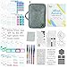 Journal Organizer Case Including Ultimate Productivity Journal Supplies Kit - Custom Designed Large Storage for Bullet Journal with Planner Stickers, Stencils, Washi Tape and More by Sunny Streak