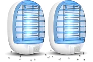NYATNO Indoor Bug Zappers, Mosquito Killer Indoor, Insect Traps for Home Mosquito Zapper for Baby & Pets, Kitchen, Living Room, Bedroom, Baby Room, Office (2 Pack)
