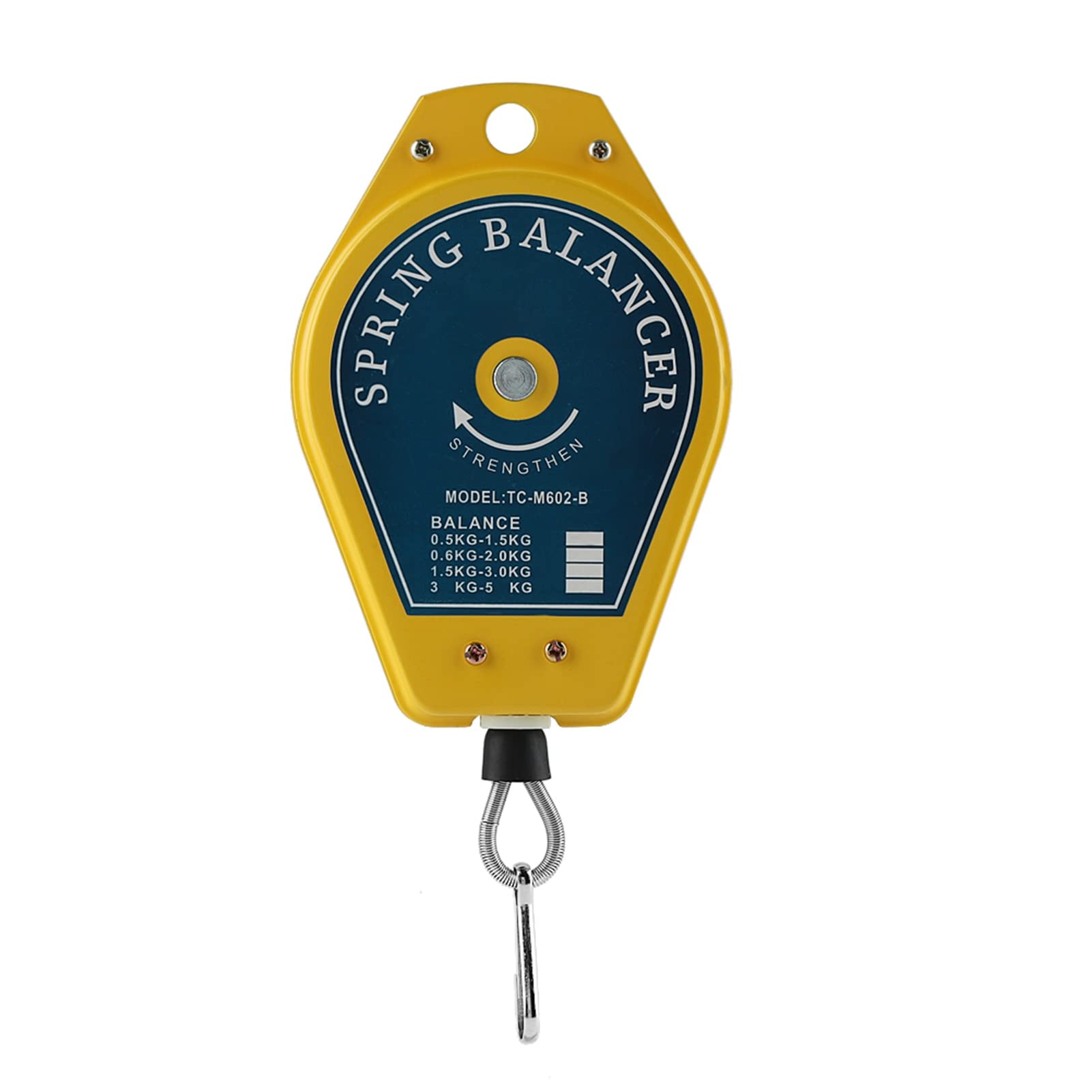 0.5-1.5 Kg Retractable Spring Balancer Tool Fixture Holder Hanging Tool with Screws Accessory