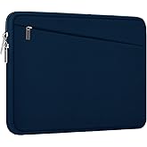 Laptop Sleeve Case, 15.6 inch, Durable Computer Carrying Bag Protective Case Briefcase Handbag with Front Pocket, Slim Laptop Cover for 15.6 Inch HP, Dell, Lenovo, Asus, Notebook, Blue
