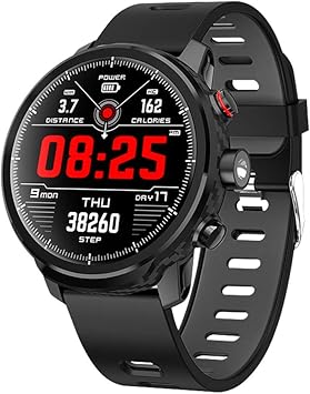 Padgene Smartwatch Reloj Inteligente IP68 Impermeable Bluetooth SmartWatch con Múltiples Modos de Deportes, Fitness Tracker, Monitor de Dormir, ...