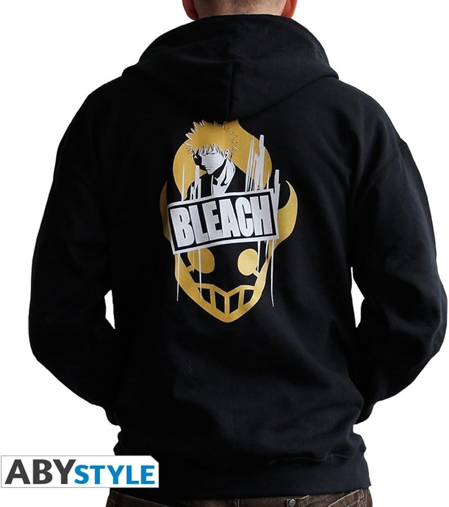 Bleach Ichigo Hoodie (M) Black Amazon.co.uk Clothing
