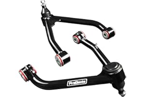 PRAOENTS 2-4" Lift Front Upper Control Arms w/Ball Joint for 2007-2018 Silverado 1500 GMC Sierra 1500, 2007-2020 Suburban 1500/Tahoe/GMC Yukon XL 1500/Cadillac Escalade ESV, 2007-2013 Avalanche/Escalade EXT