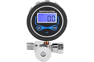 Digital Pressure Gauge Pneumatic Air Regulator Control Valve Digital Pressure Gauge Regulating 1/4in for Spray Gun