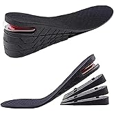 Height Increase Insoles 4-Layer Air up Shoe Lifts Elevator Shoes Insole 2.95inches(7.5 cm) Heels Lift Inserts for Men and Women
