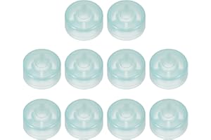 MECCANIXITY 10 Pcs Footswitch Toppers Guitar Pedal Button Caps Plastic Footswitch Top Cover 3/8" for Guitar Effects Pedal But