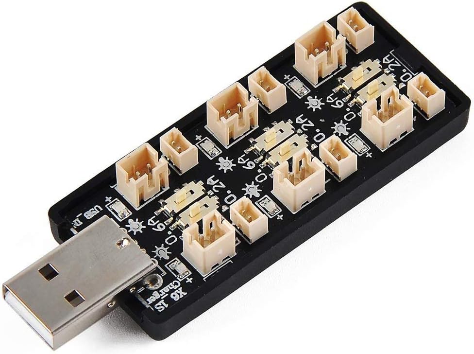 Upgrade 1S LiPo Battery USB 3.8V/4.35V Charger 6 Channel 1S LiHV Charger for EMAX Tinyhawk Blade Inductrix Tiny Whoop Inductrix FPV Plus Battery Micro JST 1.25 JST-PH 2.0 mCX mCPX Connectors: Toys & Games