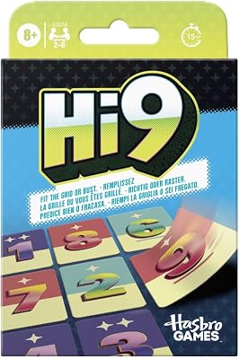 Hi9 Kartenspiel - unterhaltsame Familienspiele für Kinder, Teenager, Tweens und Erwachsene - leicht erlernbare strategische Kartenspiele - 2-6 Spieler - 15 Min. - ab 8 Jahren
