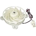 DA31-00287B DC12V Refrigerator Evaporator Fan Motor for Samsung Refrigerator Freezer Fan Motor Replacement Part Replaces DA96-00968A DA31-00334A PS9494284 3954921 AP5948644