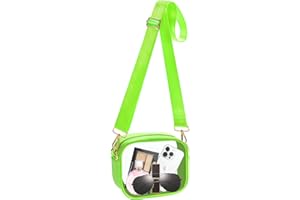 Armiwiin Clear Bag Stadium Approved, Clear Crossbody Bag with Removable and Adjustable Strap for Sports Concert Event