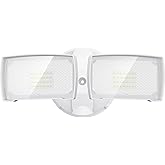 LEPOWER 28W 3000LM ‌LED Security Flood Light‌ ‌Outdoor‌, Switch Controlled Aluminum ‌Security Light‌, 2 Adjustable Heads, 550
