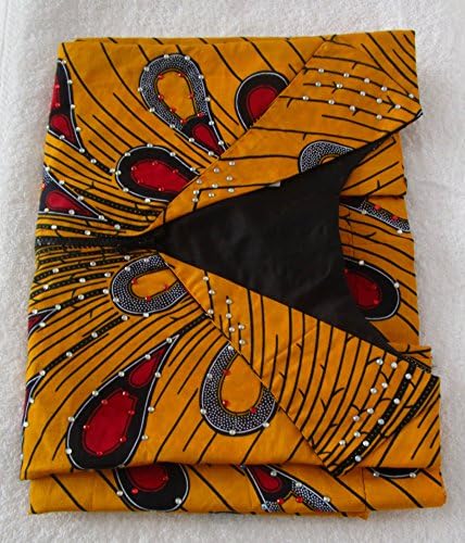 Ankara Dress Handmade With African Print Fabric With Rhinestones. Premium Quality.