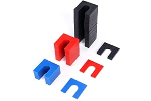 Atesilor 60 Pcs Plastic Auto Lift Leveling Shim Kit For 2 Post 4 Post Car Lift Truck Jib Crane Install, Tile Construction Horseshoe Spacer Fit For 3/4" Anchor Bolt (1/16" Blue, 1/8" Red, 1/4" Black)