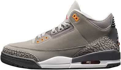 Jordan Mens Air 3 Retro CT8532 012 Cool Grey - Size | Basketball -  Amazon.com